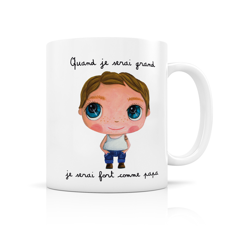 mug fort comme papa