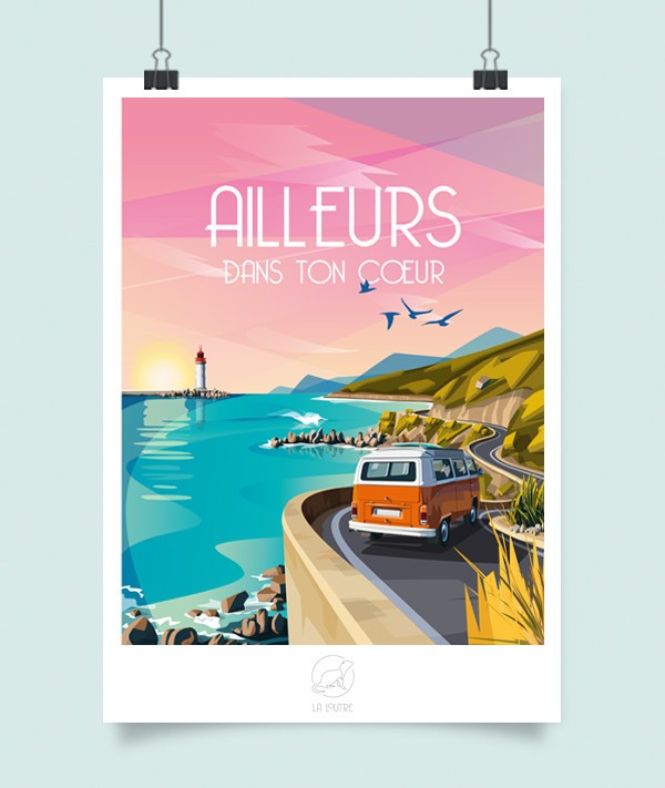 Affiche Ailleurs - La Loutre