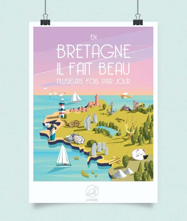 affiche-bretagne- La Loutre