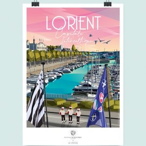 Affiche Lorient Capitale - La Loutre