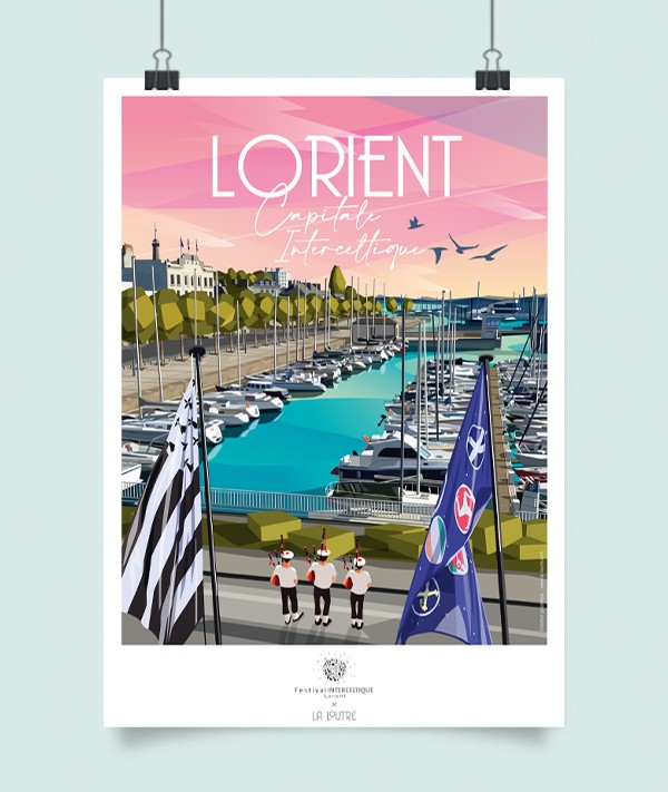 Affiche Lorient Capitale - La Loutre