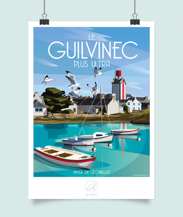 Affiche Guilvinec - La Loutre