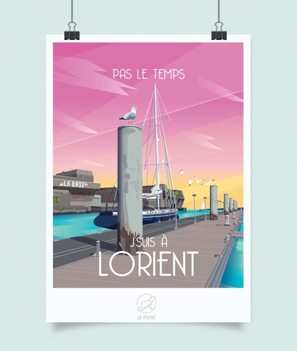 Affiche Lorient- La Loutre