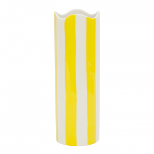 vase artiste jaune